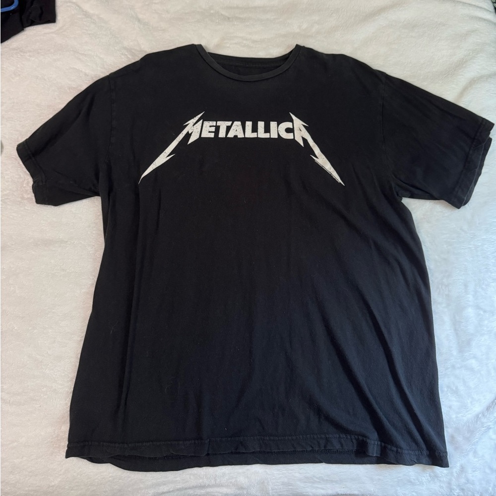 Bravado Black Metallica Short Sleeve Tee